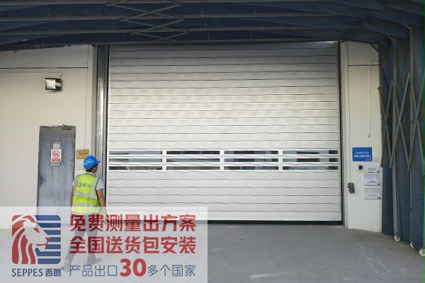 外资玻璃企业车间通道安装硬质快速卷帘门 外资玻璃企业车间通道安装硬质快速卷帘门