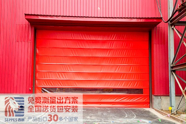 厂房大门洞带有抗风属性的快速门 厂房大门洞带有抗风属性的快速门